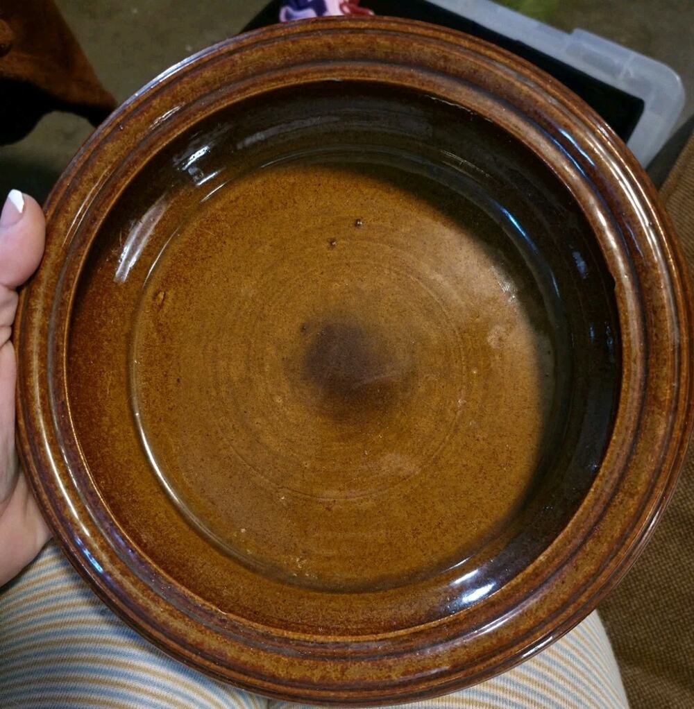 Vintage Brown Betty Pottery Oven Proof Speedy Clean Brown Glazed Bowl - No Lid